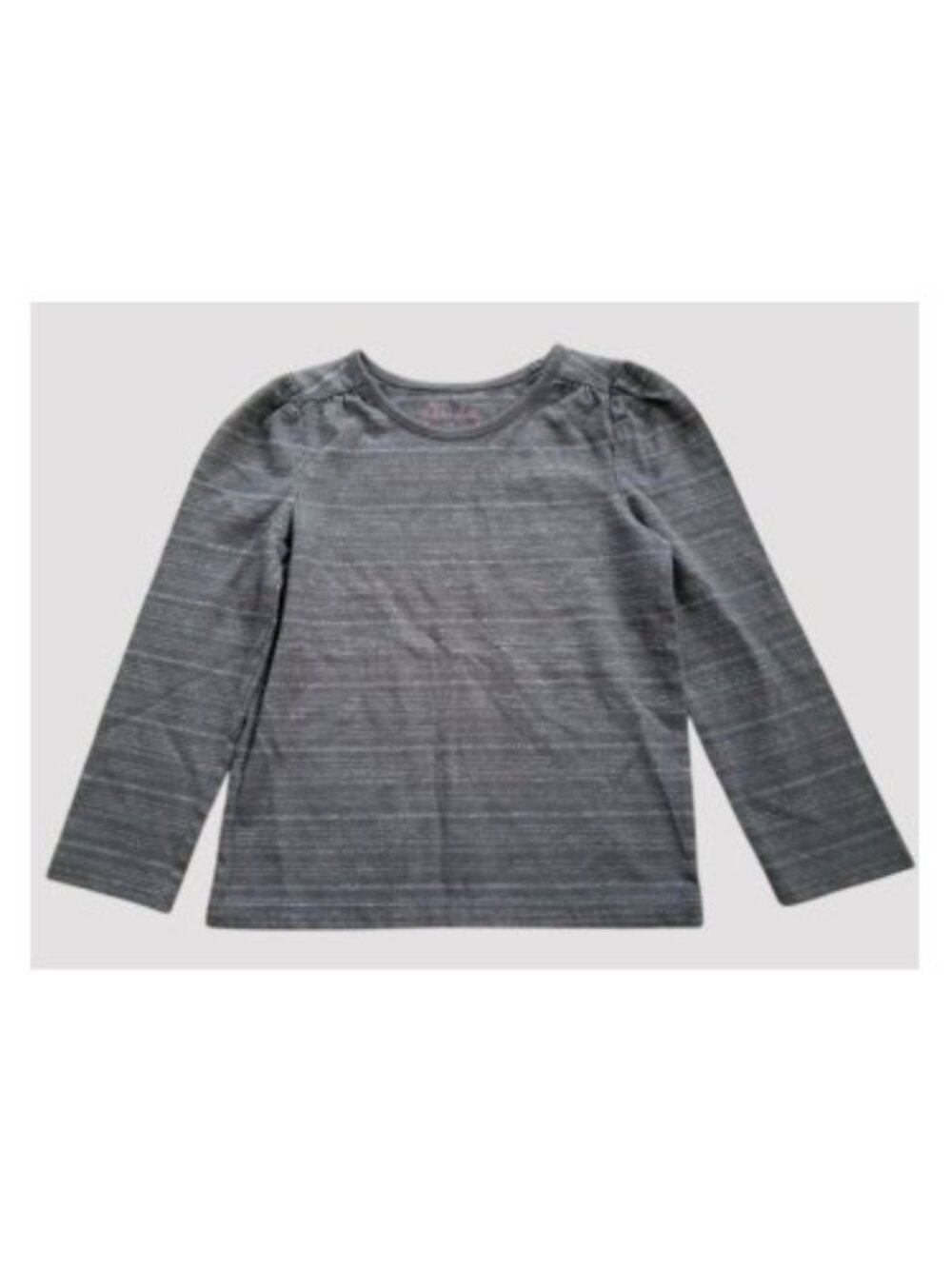 CHEROKEE Gray Sparkly Long Sleeved Top Girls Size 4T
